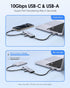 LENTION USB C Hub with 4K@60Hz HDMI, 2 USB C and 2 USB 3.2 Gen2, 10Gbps Max Data Transfer, 100W Charging for MacBook Pro