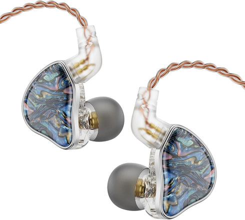 NICEHCK DB2 IEM Earphones Without Microphone: Resin 1BA 1DD Hybrid in Ear