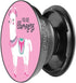 SPINPOP Grip and Kickstand for Phones and Tablets - Pink LLAMAZING Llama