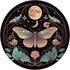 Moon Phases Crystal Witchy Cute Moth Kawaii Pastel Goth PopSockets Standard PopGrip