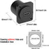 QIANRENON 10Gbps USB C to USB C Panel Mount Adapter Type C 3.1 Female to Female Connector, 100W Charging, for Extension