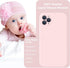 Vooii iPhone 11 Pro Max Case - Chalk Pink, Upgraded Liquid Silicone, Square Edges, Camera Protection, Soft Microfiber