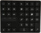Goshyda Keyboard for Procreate, Rechargeable Shortcut Drawing Keyboard, One Handed Ergonomic 35 Keys Keyboard for iOS