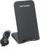Wireless Charging Station, 15W Fast Wireless Charging Station with Sleep-Friendly Adaptive Light, Compatible with