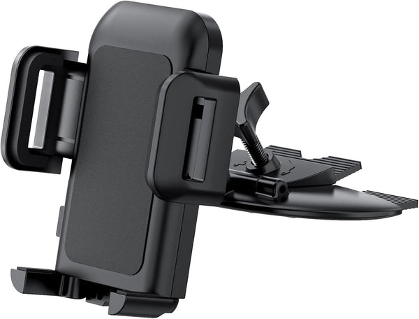 CD Slot Car Phone Holder Mount, Compatible with iPhone 16 15 14 13 12 11 Pro XR XS MAX Galaxy S20 S20+ S10 S9