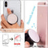 MOKKI 4 Pack Phone Grip, Cell Phone Holder for Smartphone, Finger Expanding Kickstand - Rose Gold White Marble