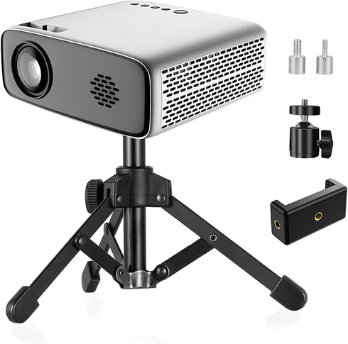 Table Top Mini Projector Stand, Adjustable Tilt Angle Tripod for Mini Projector, Cameras, DSLR, Smartphones