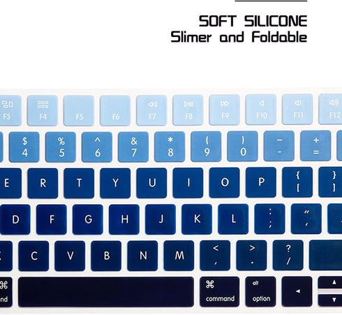 Silicone Keyboard Cover Skin Protector for Magic Wireless Bluetooth Keyboard MLA22LL/A European ISO Layout