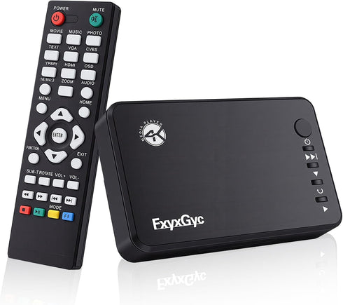 FxyxGyc HDMI Media Player, 4K Ultra HD Digital Media Player, USB/SD Card Expansion,
