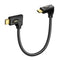 USB4 C Cable 90 Degree Right Angle USB C to USB C 240W USB4.0 Fast Charging Cable, 8K Video 40Gbps Data Transfer, 0.3m
