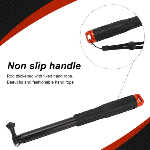 Fydun 36inch Selfie Stick Action Camera Cellphone Extendable Selfie Stick Portable Handheld Aluminium Alloy Selfie