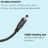 SYGGDERS 5.5 X2.1mm 4.0x1.7mm (6.56FT) Anti Chew Power Cord, Suitable for Solar Panel Connectors, to Male to Male Dc
