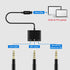 Cubilux USB C to 3.5mm Adapter for Live Streaming, USB C to TRRS Microphone Splitter for Laptop with Line-in & Mic-in
