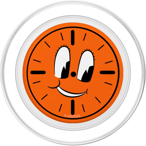 PopSockets PopGrip for MagSafe - Marvel Loki Miss Minutes Clock