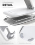 Lamicall Foldable Phone Stand for Desk, Height Adjustable Cell Phone Holder, Portable Cradle for iPhone 13 Pro Max