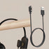 Replaceable Magnetic Charging Cable for Wireless Bluetooth Air Bone Conduction Headphones - Trapezoidal 4pin Connector.