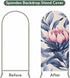Jnbasdffb 7.2 Blue Pink Botanical Wedding Arch Cover,Stretchy Spandex Arch Backdrop Stand Covers FT,Oil Painting Spring