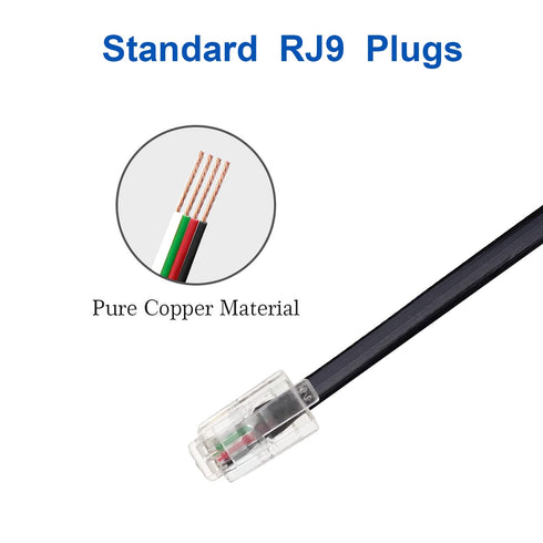 Telephone Training Adapter Y Splitter for RJ9 Headset or Handset Phone Splitter Compatible with Cisco, Yealink, Avaya, Plantronics, Polycom, ShoreTel, NEC, Aastra, Nortel, Mitel and Other IP Phones