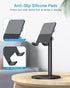 OMOTON Cell Phone Stand, Adjustable Height Aluminum Desktop Holder for iPhone 13/Mini/Pro/Max, All Smartphones