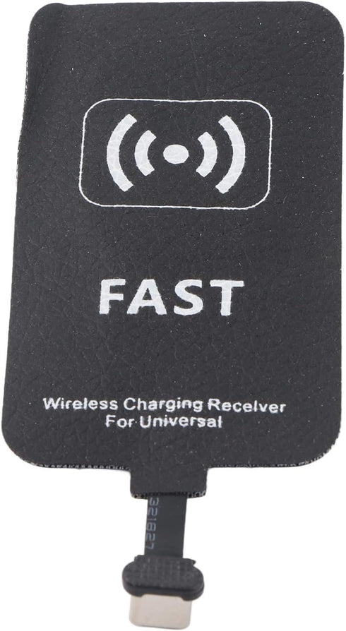 Wireless Charging Receiver, 10W Fast Charging Adapter with USB C Interface, Universal for All Type C Mobile Phones