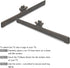 AIDITIYMI L-R-2412-01 55U6K 65U6K 55 65 Inch U6 4K TV Base Stand, TV Stand Legs Replacement Compatible with Hisense