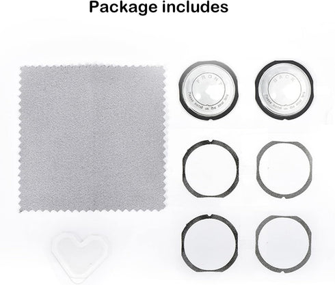 LICHIFIT Panoramic Lens Protector Cover Adhesive Lens Cap for Insta360 X3 Camera Sticky Lens Guards Accessories