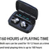 Wireless Earbuds Bluetooth 5.0 with 4 Mics, Touch Control, Deep Bass, USB-C Quick Charge, In-Ear Detection (Black F8)