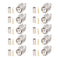 TNC Male Connector 10PCS, TNC Male Plug Crimp Connector for RG58/RG142/RG400/LMR195/KSR195/3D-FB Cable