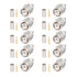 TNC Male Connector 10PCS, TNC Male Plug Crimp Connector for RG58/RG142/RG400/LMR195/KSR195/3D-FB Cable