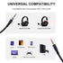 Replacement Cable for Kingston Hyperx Cloud Mix Alpha Gaming Headset, 3.5mm Audio Aux Cord Wire, 4.9Ft