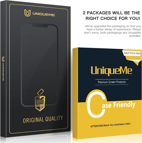 UniqueMe 2+3 Pack Tempered Glass & Camera Lens Protector for Samsung Galaxy S21 5G - Easy Install, 9H Hardness.