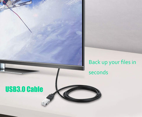 XBOHJOE 25 USB3.0 5Gbps (25FT USB Extension Cable FT Type A Male to Female Extender Cable Data Transfer for USB Flash
