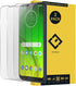 Moto G7 Power Screen Protector (3 Pack) - Clear Tempered Glass, Bubble Free, Case Friendly, Compatible with Moto G7