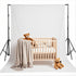 HMTFOTO 6X9 1x ft Photo Backdrop White Backdrop for Photoshoot, Non-Reflective Soft White Backdrop for Home Studio