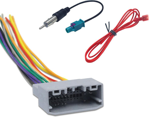Sephile 3 PCS Car Audio DVD Retrofit Power Speaker Wiring Harness Socket Kit,