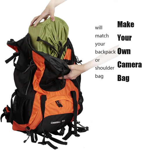 Hilitand Protective Flexible Padded Storage Bag with Removable Partition for Mirrorless Cameras and Lenses