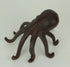 Brown Cast Iron Octopus Cell Phone Stand
