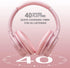 ZIHNIC Active Noise Cancelling Headphones, 40H Playtime Wireless Bluetooth Headset with Deep Bass Hi-Fi Stereo Sound,