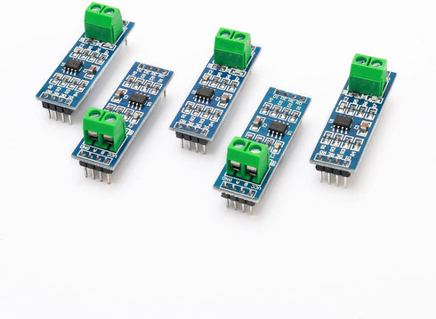 5 PCS RS-485 MAX485 Transceiver Chip Module, TTL to RS-485 Module, SCM Development Board