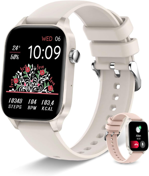 Smart Watch for Women, 1.85 Touch Screen Fitness Tracker with Bluetooth Call, Sleep Monitor, 20 Sport Modes