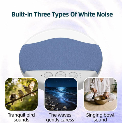 Generic Pillow Speaker for Sleeping, Portable Bluetooth Under Pillow Speaker with White Noise Timer Wireless Sleep Aid