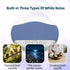 Generic 2026 3 New Sleep Pillow Speaker, Bluetooth Pillow Speaker with Types White Noise Timer WirelessSleep Aid