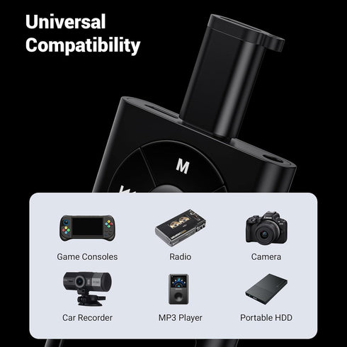 Fidioto 2.0 Cam/MP3 etc.(5 Pack) USB Mini Adapter,USB-C to Mini-USB Adapter, Type C Female to Mini USB Male Converter