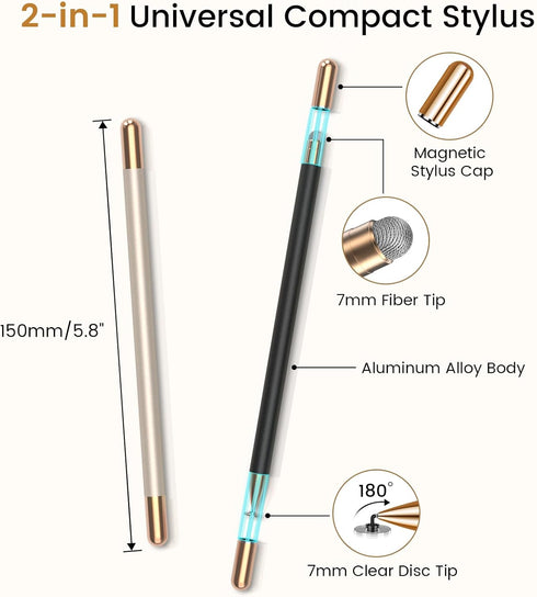 STYLUSLINK Stylus(2Pcs), Stylus Pens for Touch Screens, Universal Stylus High Precision Sensitivity, Stylus Pen