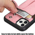 TOOVREN Phone Cover for iPhone 11 Pro Max, Wallet Case with Card Holder, PU Leather Kickstand, Pink