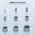 NEEWER DSLR Camera Lens Repair Tool Kit, 9pcs Lens Removal Silicone Rings, Camcorder Lens Calibration Tool