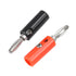 20pcs 4mm Banana Plug Audio Speaker Cable Connectors, Male Connectors for 12 AWG to 20 AWG Wires, 10pcs Red + 10pcs