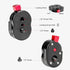 Koolehaoda Mini Quick Release Plate System with 1/4" Screw for Tripod, Gimbal, Monopods, Video Monitors, Magic Arm