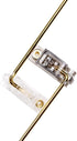 KPREPUBLIC Everglide V3 Transparent Gold Plated PCB Screw-in Stabilizer for Custom Mechanical Keyboard, Transparent