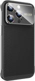 Losin Heat Dissipation Phone Case for iPhone 13 Pro, Slim Shockproof Cover, Breathable Cooling, Black, with Camera Lens
